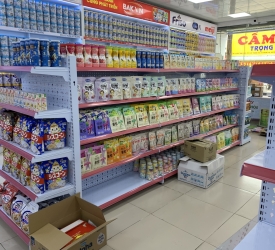 Hoàn thiện lắp đặt hệ thống cửa hàng sữa ÁNH NGÂN