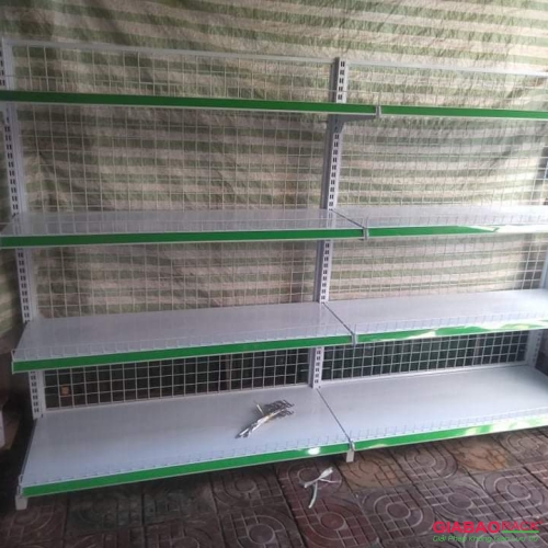 Kệ siêu thị đơn lưng lưới 