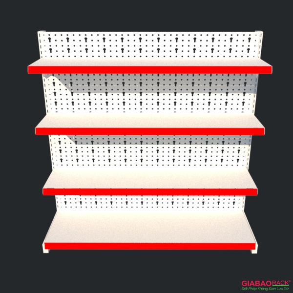 Kệ đơn tôn lỗ khóa cao 1,2m dài 1,2m