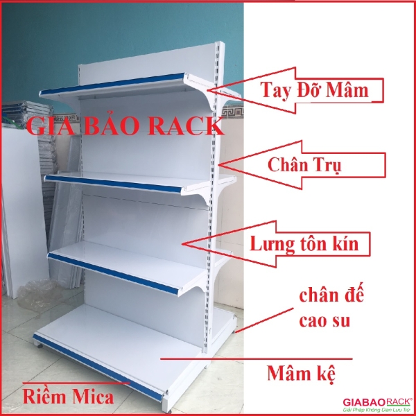 Kệ siêu thị lưng tôn kín 1