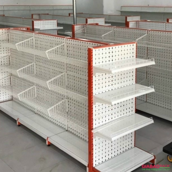 Kệ Siêu Thị Lưng Tôn Đục Lỗ